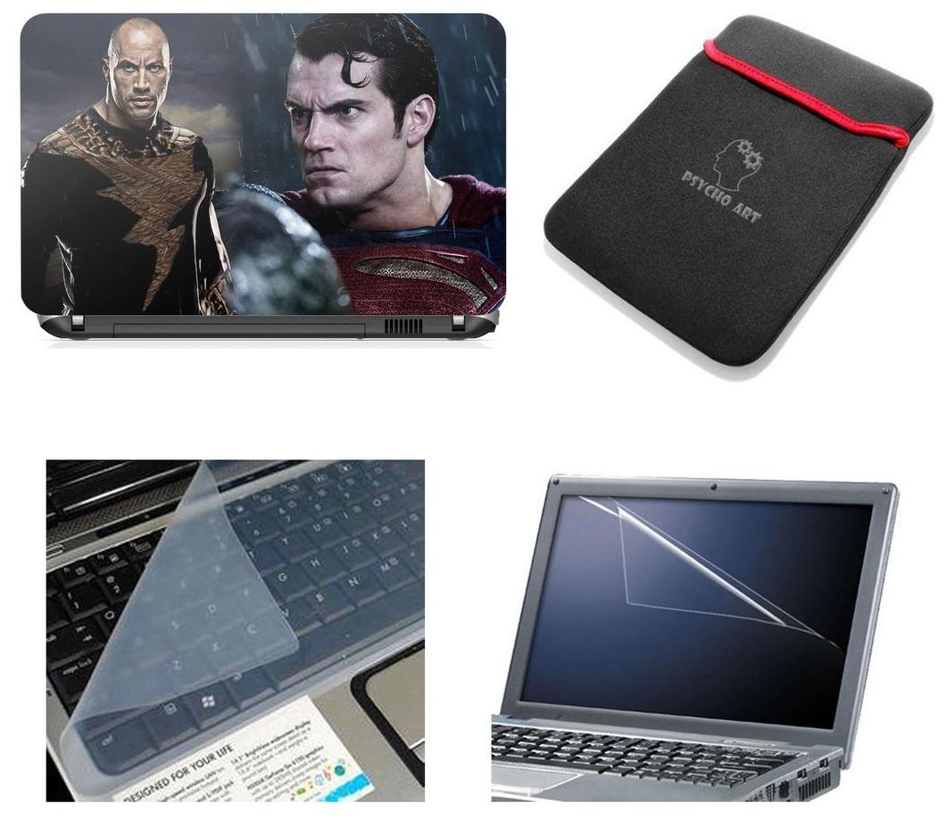 

Psycho Art Laptop Skins with Sleeve Screen Protector and Key Guard for All Laptop 15 6 - Notebook of Dell-lenovo-Acer-HP-Vaio-Asus-Toshiba HQS402