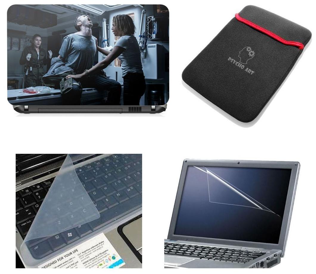

Psycho Art Laptop Skins with Sleeve Screen Protector and Key Guard for All Laptop 15 6 - Notebook of Dell-lenovo-Acer-HP-Vaio-Asus-Toshiba HQS416
