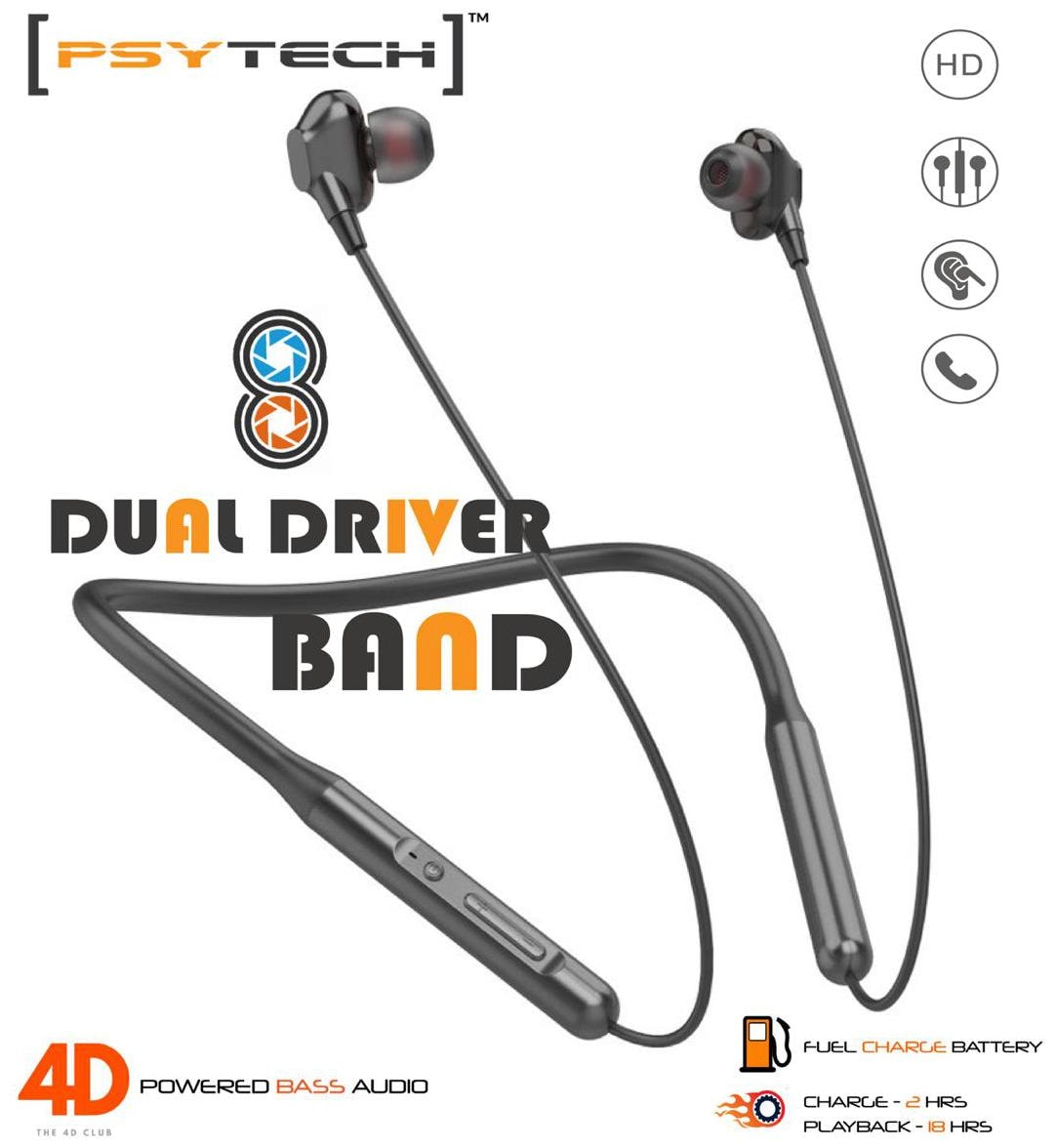 

PSYTECH In-Ear Bluetooth Headset ( Black )