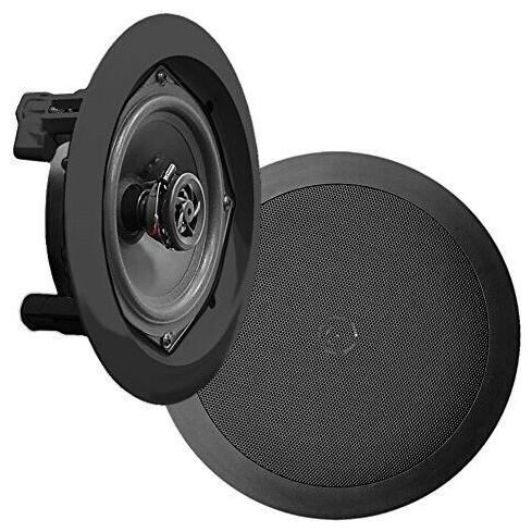 

Pyle PDIC81RDBK 8 Ceiling Wall Mount Speakers - Pair of 2-Way Midbass Woofer