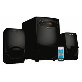 QFX QS-Melody 2.1 Channel Home Audio System With Bluetooth/USB/Remote/AUX