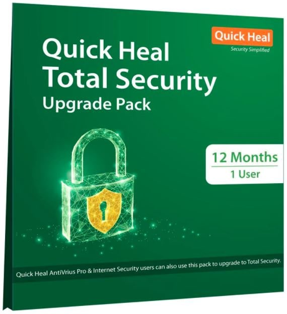 

Quick Heal Total Security (1 User 1 Year) Upgrade Pack