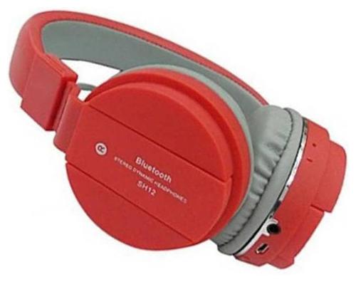 

RAKRISH SH12RED Over-Ear Bluetooth Headset ( Red )