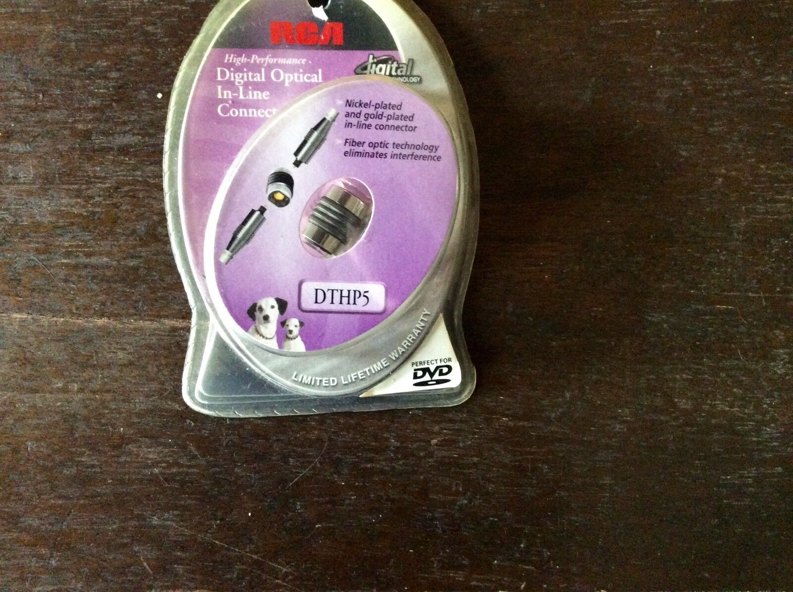 

RCA High Performance-Digital Optical Nickel Gold Plated In-Line Connector-DTHP5