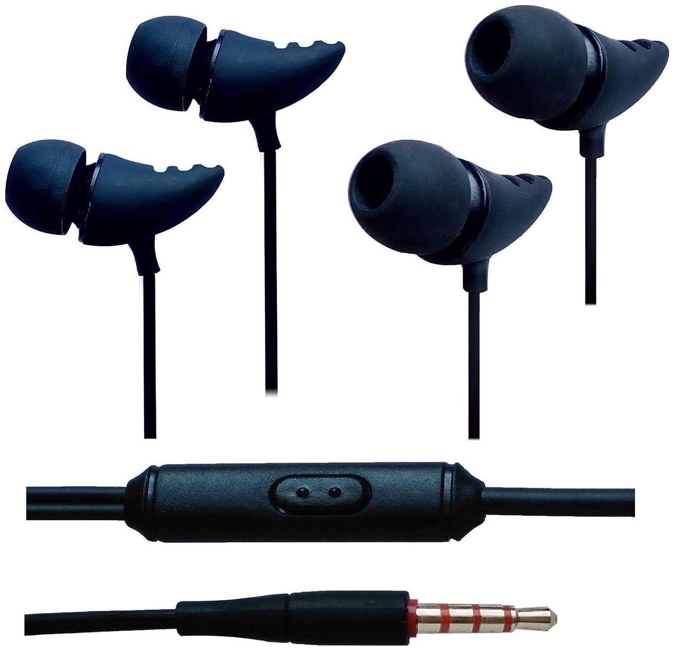 

SHINING ZON HSETBM8RELME1 In-Ear Wired Headphone ( Black )