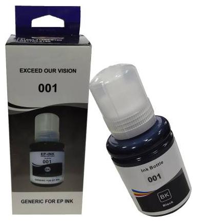 

REFILL INK 001 COMPATIBLE for EP L4150 L4160 L6160 L6170 L6190 Ink Tank Printer BK 127ML Single Color Ink Cartridge