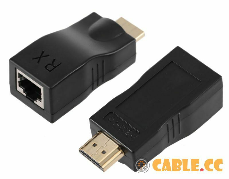 

RJ45 HDMI 1 4 Extender Over Single Ethernet LAN RJ45 CAT5E CAT6 For HDTV 1080P