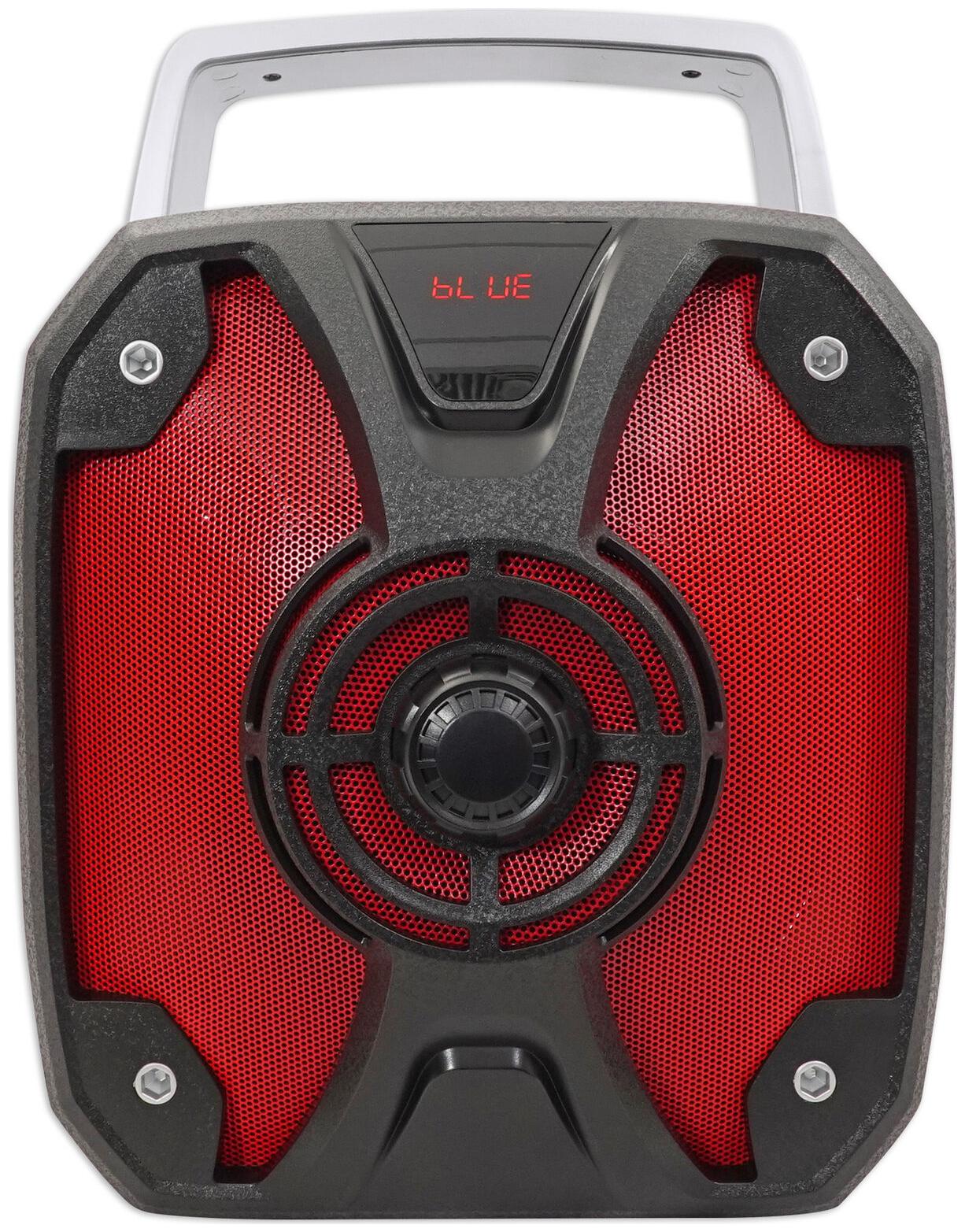 

Rockville ROCKBOX 6 5 100w Rechargeable Bluetooth Rugged Jobsite Speaker USB SD