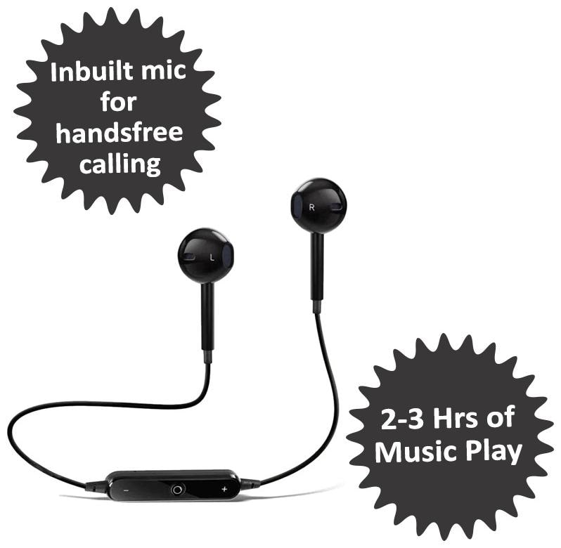 

Sami S6 Sport wireless In-Ear Bluetooth Headset ( Black )
