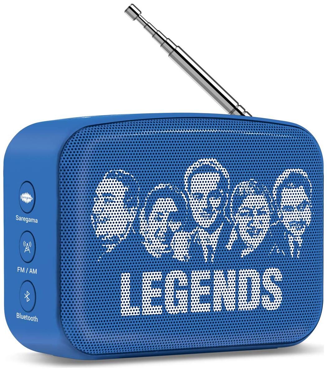 

Saregama CARVAANSKYLINE BLUE Bluetooth Portable Speaker ( Blue )