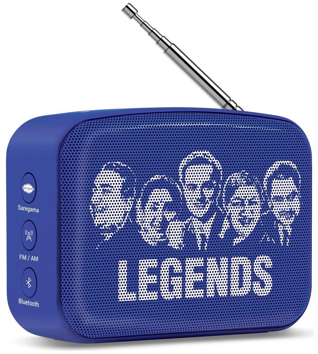 

Saregama CARVAAN REGAL BLUE Bluetooth Portable Speaker ( Blue )