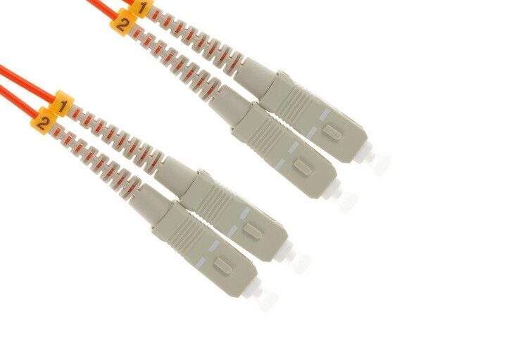

SC to SC Multimode Duplex 50 125 OM2 Fiber Patch Cable 30 Meters Lifetime Wty
