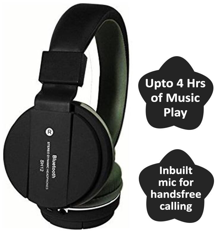 

Crystal Digital On-Ear Bluetooth Headset ( Black )