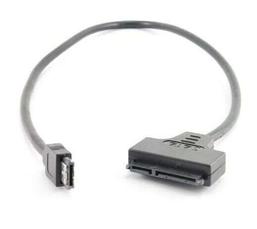 

Shared eSATA Cable for 2 5 SATA Laptop Hard Drive HDD SSD New