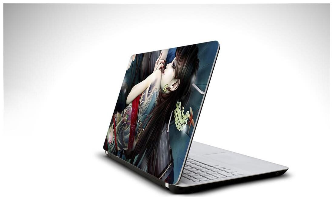 

Snooky Tatto Girl laptop 15 6 vinyl skin decal
