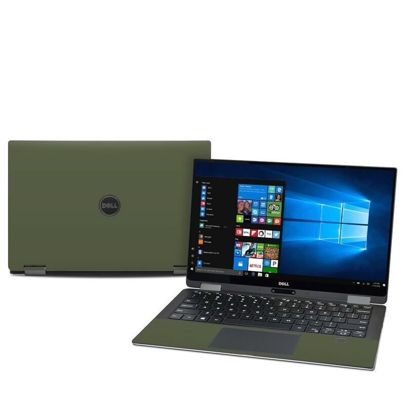 

Solid Olive Drab Decal Sticker Skin for Dell XPS 13 9365 Laptop