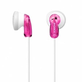 Sony MDR-E8LP Wired In Ear Headphone (White & Pink)