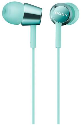 Sony MDR-EX150 Wired In Ear Earphone (Light Blue)