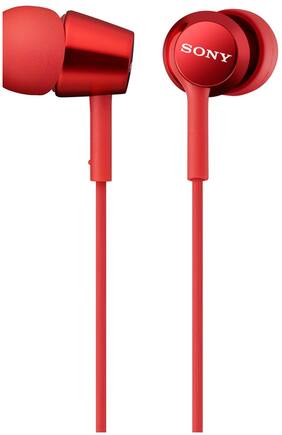 Sony MDR-EX150AP Wired In Ear Earphone (Red)