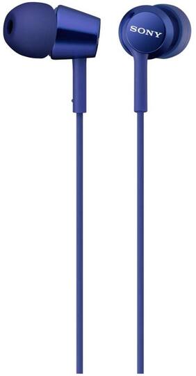 Sony MDR-EX150 In Ear Earphone (Blue)