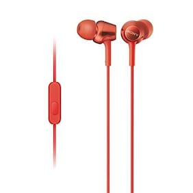 Sony MDR-EX255AP In Ear (Headphone) Red