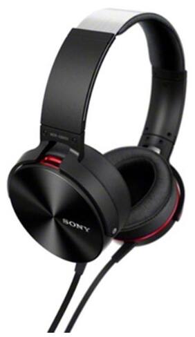 Sony MDR-XB950AP Wired Over Ear Headset (Black)