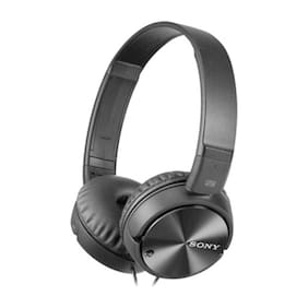 Sony MDR-ZX110NC On Ear Wired Headphone (Black)