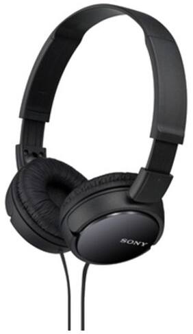 Sony MDR-ZX110 Wired On Ear Headphone (Black)