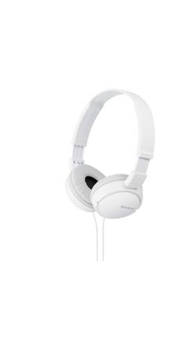 Sony MDR-ZX110AP Wired On Ear Headset (White)