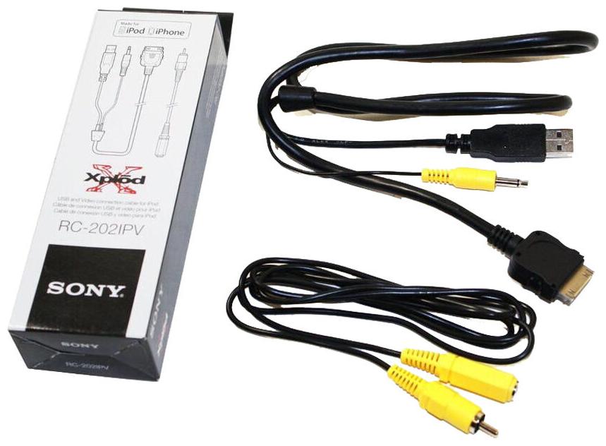 

Sony RC-202IPV iPod Audio Video Cable for Select Sony DVD Receivers