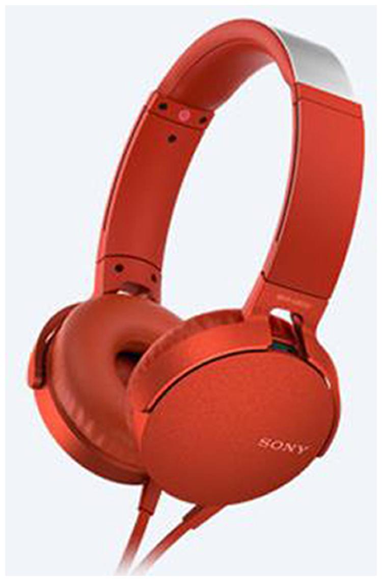 

Sony MDR-XB550AP On-Ear Wired Headphone ( Red )