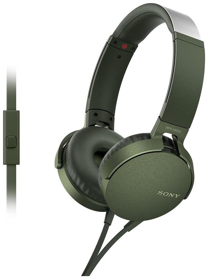 

Sony MDR-XB550AP On-Ear Wired Headphone ( Green )