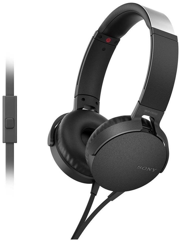 

Sony MDR-XB550AP On-Ear Wired Headphone ( Black )