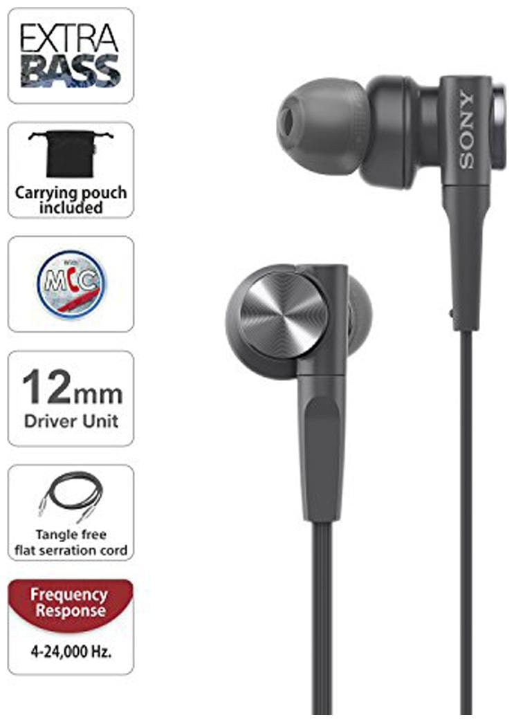 

Sony XB55AP In-Ear Wired Headphone ( Black )