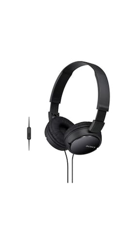 Sony ZX110-AP Wired Headset(Black)
