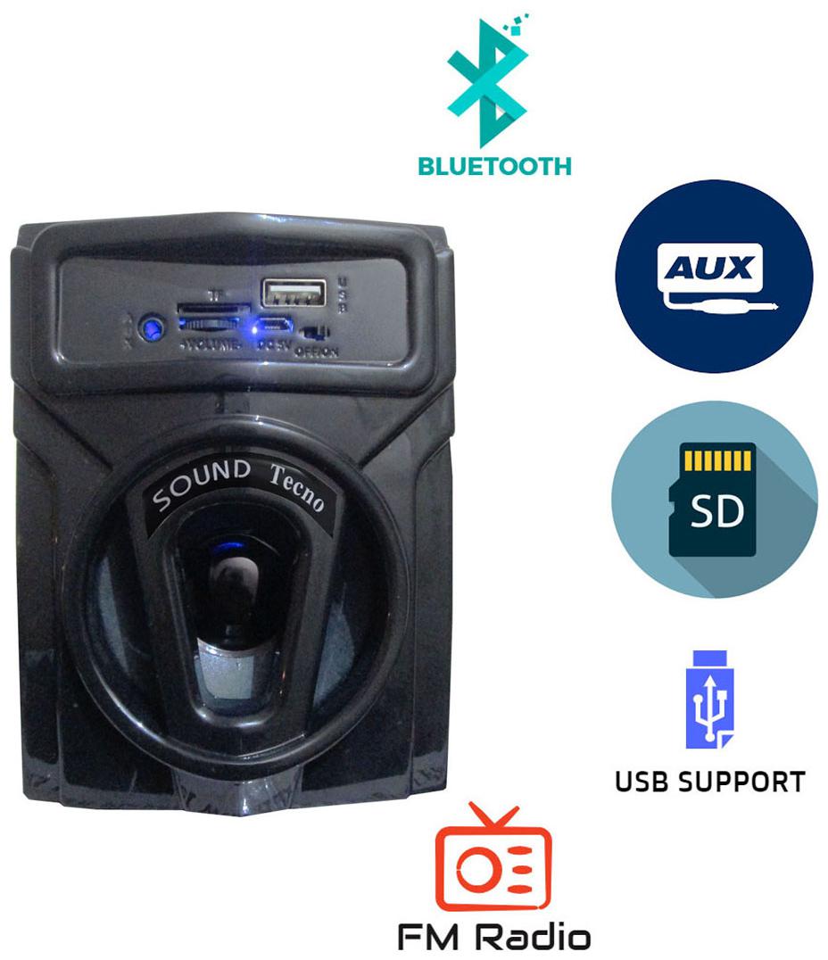 

SOUND Tecno BTS-110 Bluetooth Portable speaker ( Black )