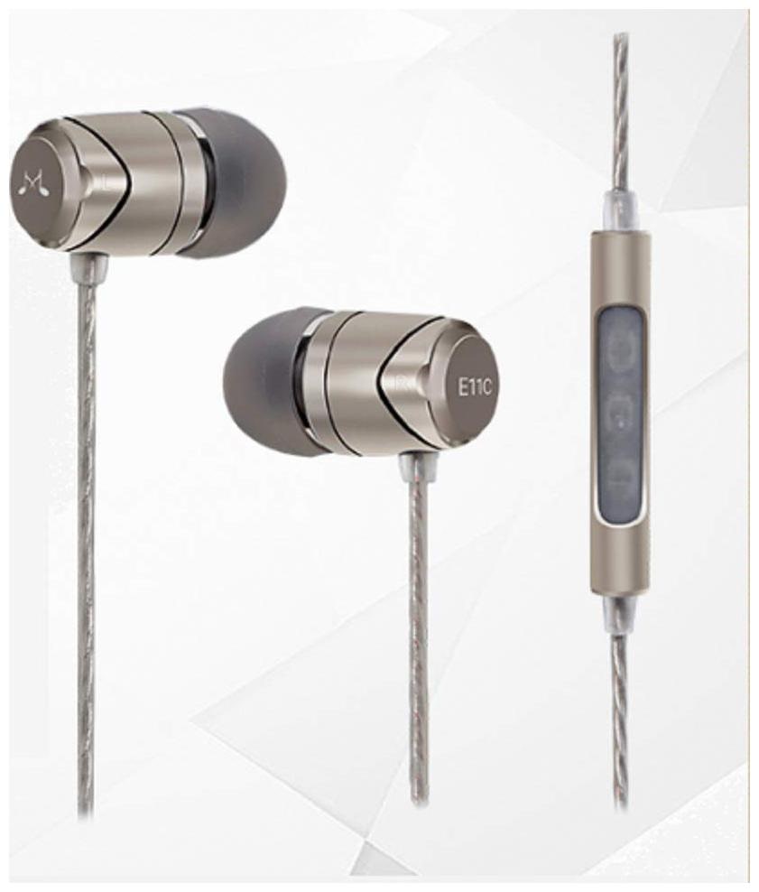 SoundMAGIC E11C In Ear Wired Headphone Grey by Avni