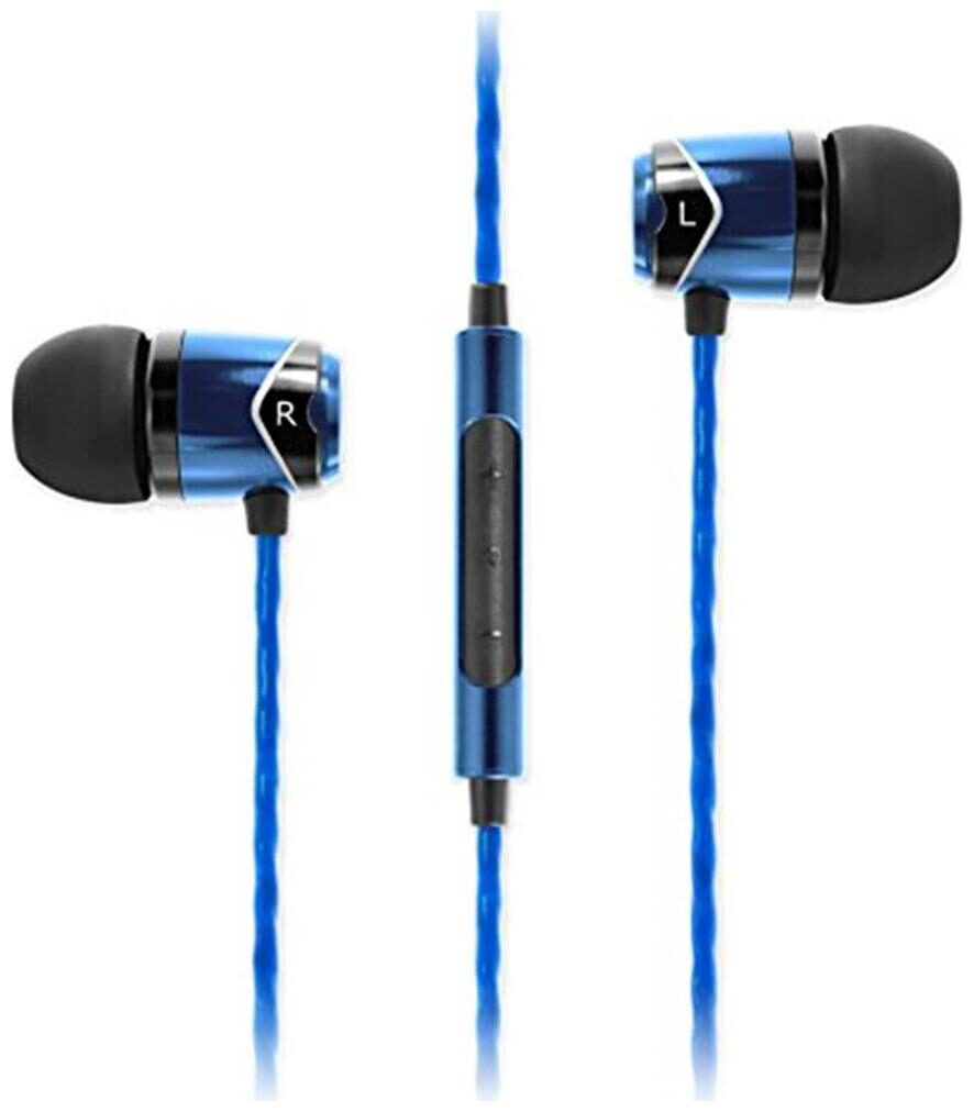 SoundMAGIC E10c blbk In ear Wired Headphone Black Blue