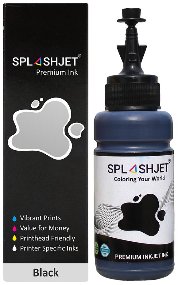 

Splashjet T673 Refill Ink for Epson L800 L805 L810 L850 L1800 Printers Ink Bottle (Black) 70g x 1 Bottle - PA0973