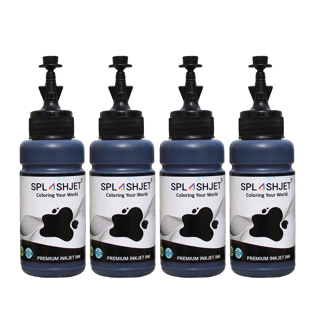 

Splashjet T774 Refill Ink for M100 M105 M200 M205 L655 Printer Ink Bottle (Black - Pigment) (70g x 4) Bottle - PA1071