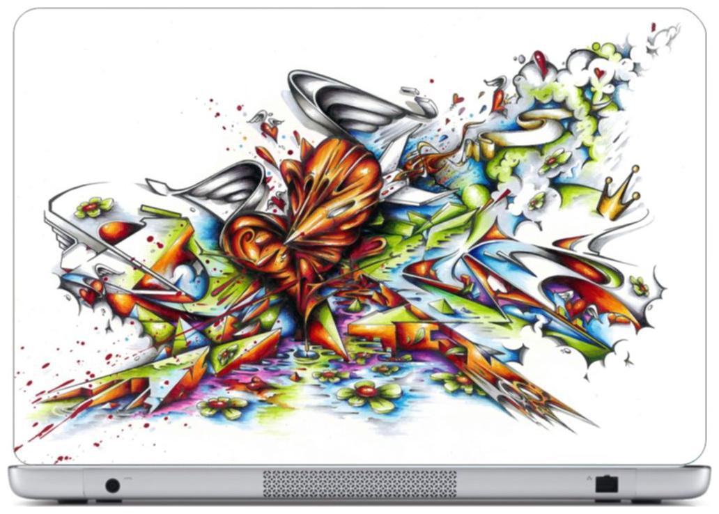 

Sticker Studio Design Laptop Skin Sticker (PVC Vinyl Size- 38 1 cm (15 inch) x 25 4 cm (10 inch))