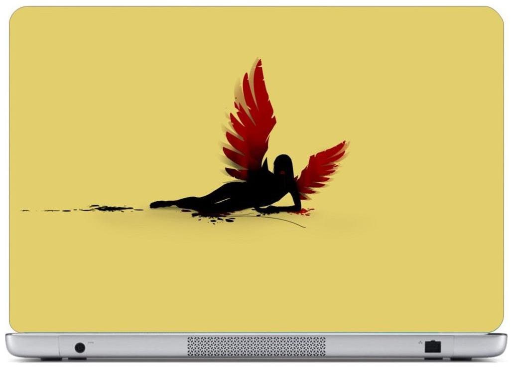 

Sticker Studio Girl Laptop Skin Sticker (PVC Vinyl Size- 38 1 cm (15 inch) x 25 4 cm (10 inch))