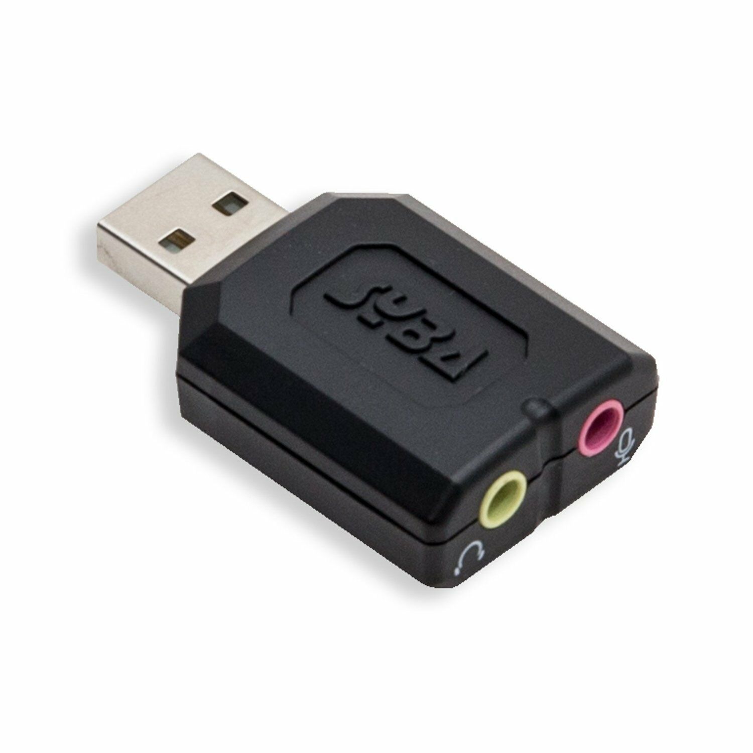 

SYBA SD-CM-UAUD USB Stereo Audio Adapter C-Media Chipset RoHS Retail New