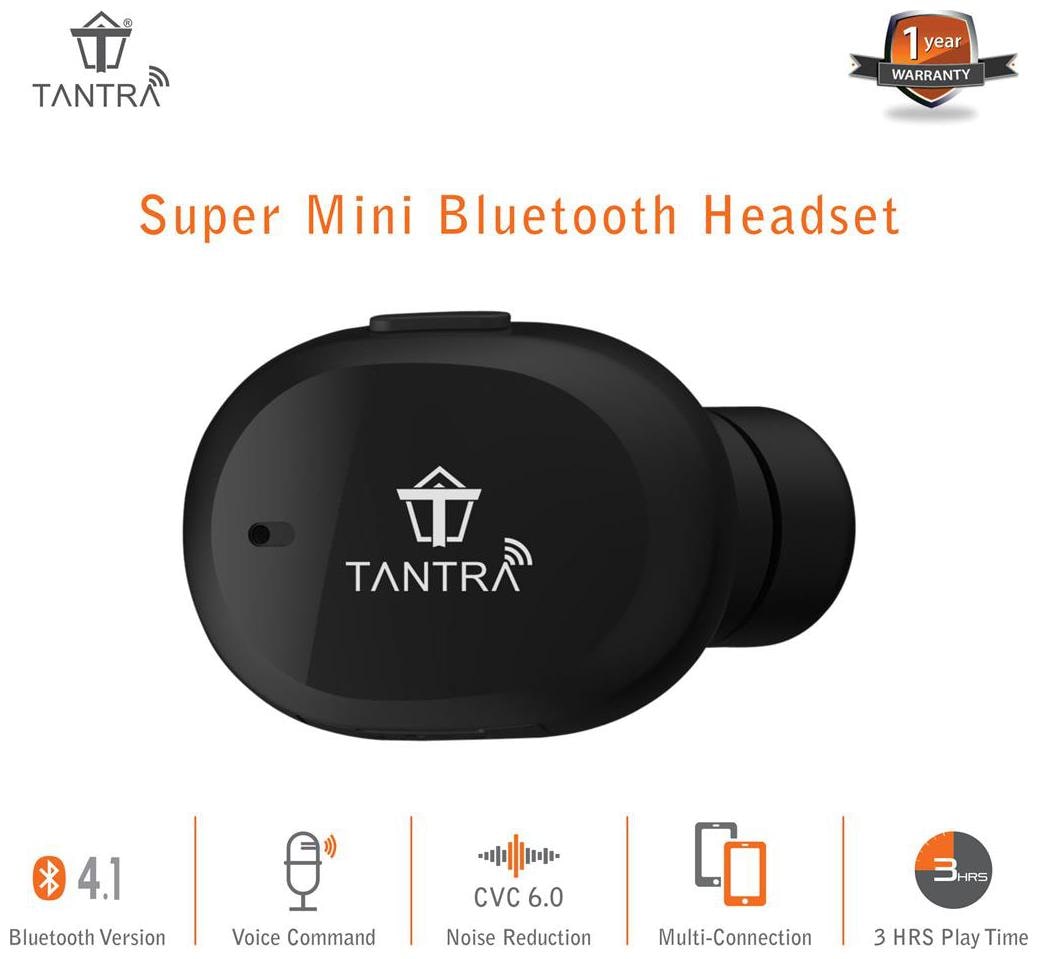 

Tantra Air-5586 Over-Ear Bluetooth Headset ( Black )