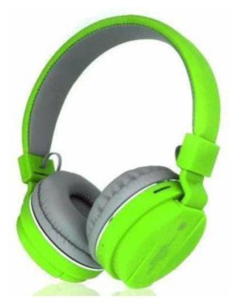 

TECHFIRE SH 12 PS-MR8 Bluetooth Headset Over-Ear Bluetooth Headset ( Green )