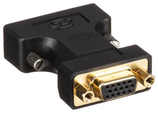 

Techvik (0 04 Meter) DVI-I 24 5Pin Dual Link Male To VGA 15Pin Female Adapter Converter Connector Compatible With Computer TV (Black)