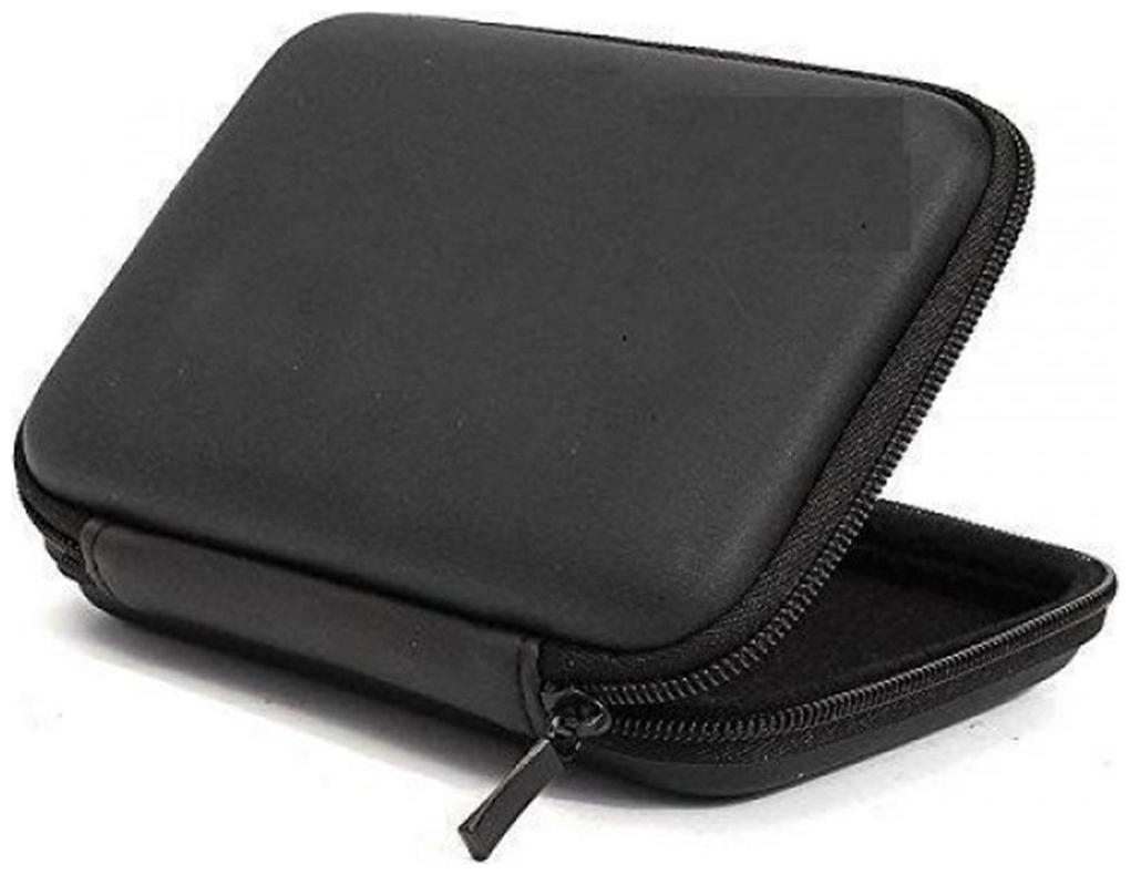 

Techvik HDD 2 5 Protective Carrying Hard Cover Case Pouch For Portable External Hard Disk (Black)