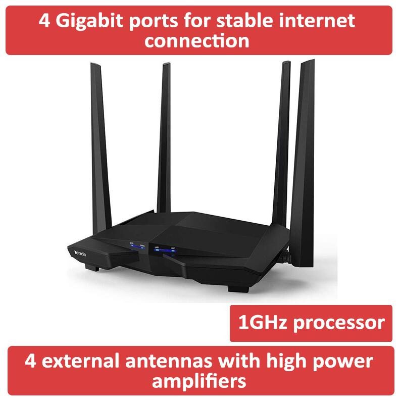 

Tenda AC10 1167 mbps Wi-fi Router