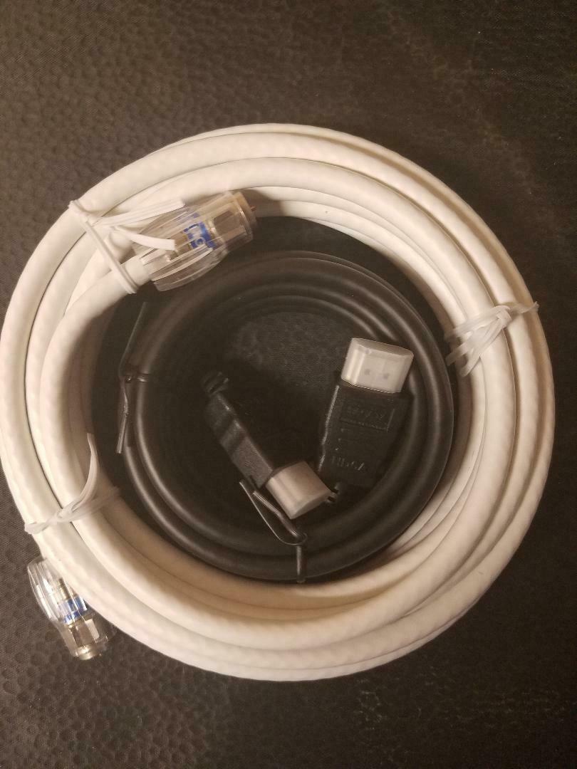 

Time Warner Cable SIK Accessory Pack 6-ft 12-ft Coaxial Jumpers Free Shipping
