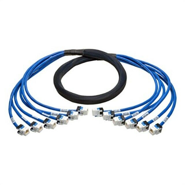 

Tripp Lite Augmented Cat6 Cat6a Pre-Terminated Copper Trunk Bundle 6xRJ45 (F F